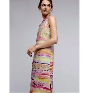 Anthropologie silk dress size 2